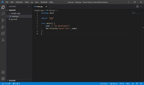 visual studio code go format